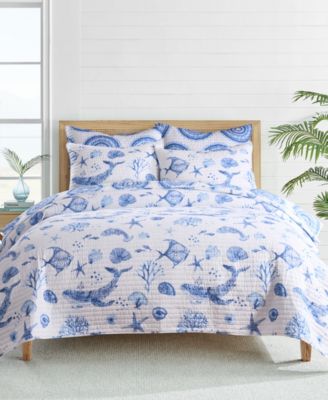 Home Batik Ocean Reversible 2-Pc. Quilt Set, Twin/Twin XL