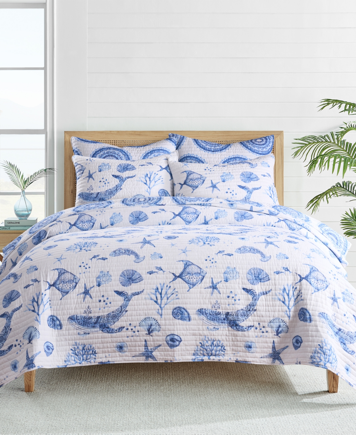 Levtex Home Batik Ocean Reversible 2-Pc. Quilt Set, Twin/Twin Xl