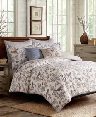 Home Mockingbird Reversible 3-Pc. Duvet Cover Set, King