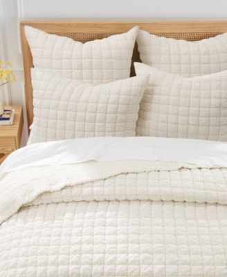 Home Whisper Textured 3-Pc. Quilt Set, King/California King