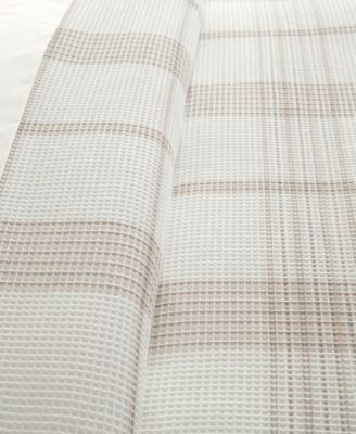 Home Waffle Plaid 2-Pc. Duvet Cover Set, Twin