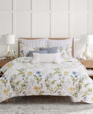 Home Viviana Watercolor Floral 2-Pc. Quilt Set, Twin