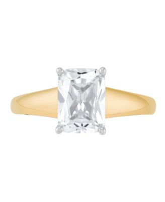 Certified Lab Grown Diamond Engagement Ring (2-3/4 ct. t.w.) in 14k Two Tone or 14k White Gold