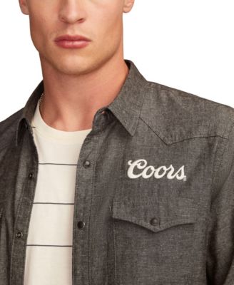 Men's Coors Rodeo Western Spread Collar Shirt