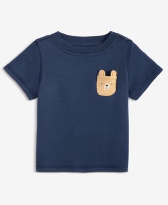 Greendog - Boys Toddler 2T-4T Bear Pocket Tee