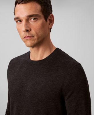 Men's Merino Wool Blend Crewneck Sweater