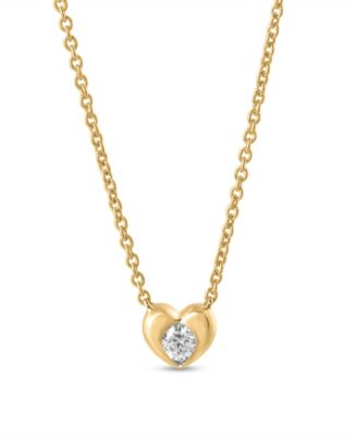 Diamond Pendant Necklace (1/4 ct. t.w.) in 14k Yellow Gold