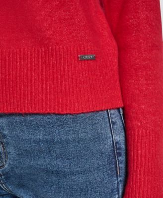 Petite Pullover Polo Sweater