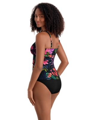 Women's Shirred Pull-On Tankini Top