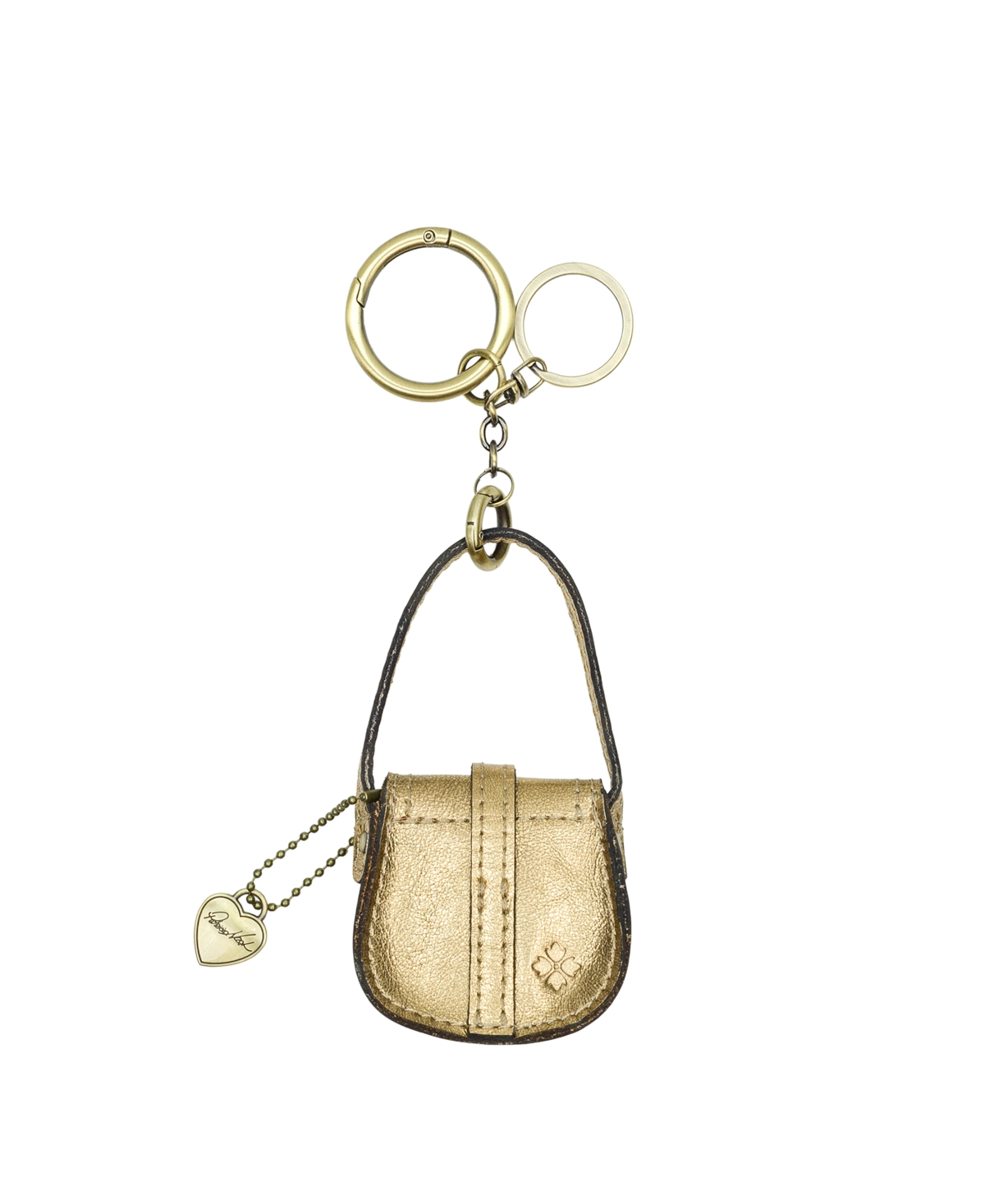 Patricia Nash Micro Barcelona Bag Charm In Gold