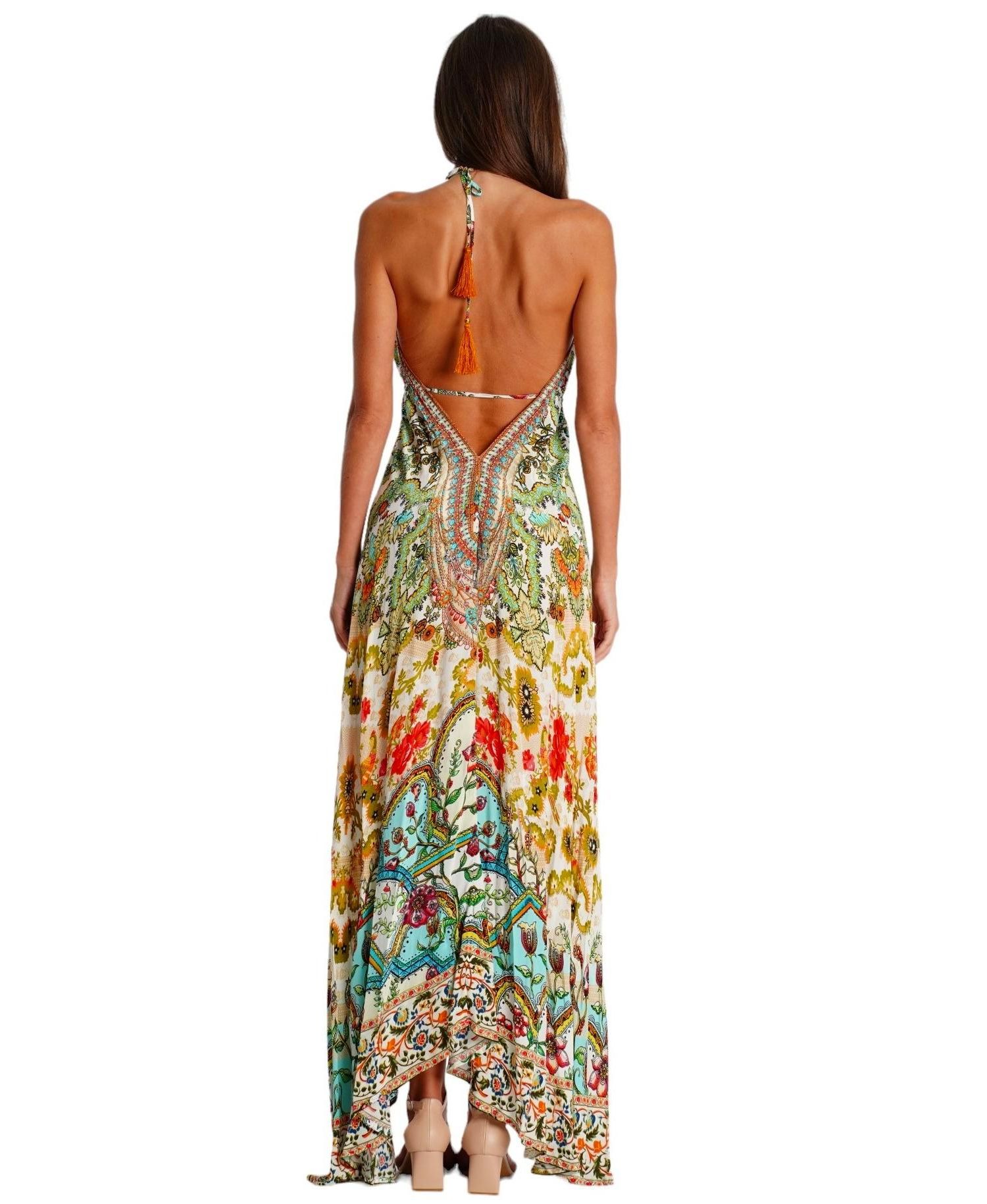 Women's Maxi Agatha halterneck Dress