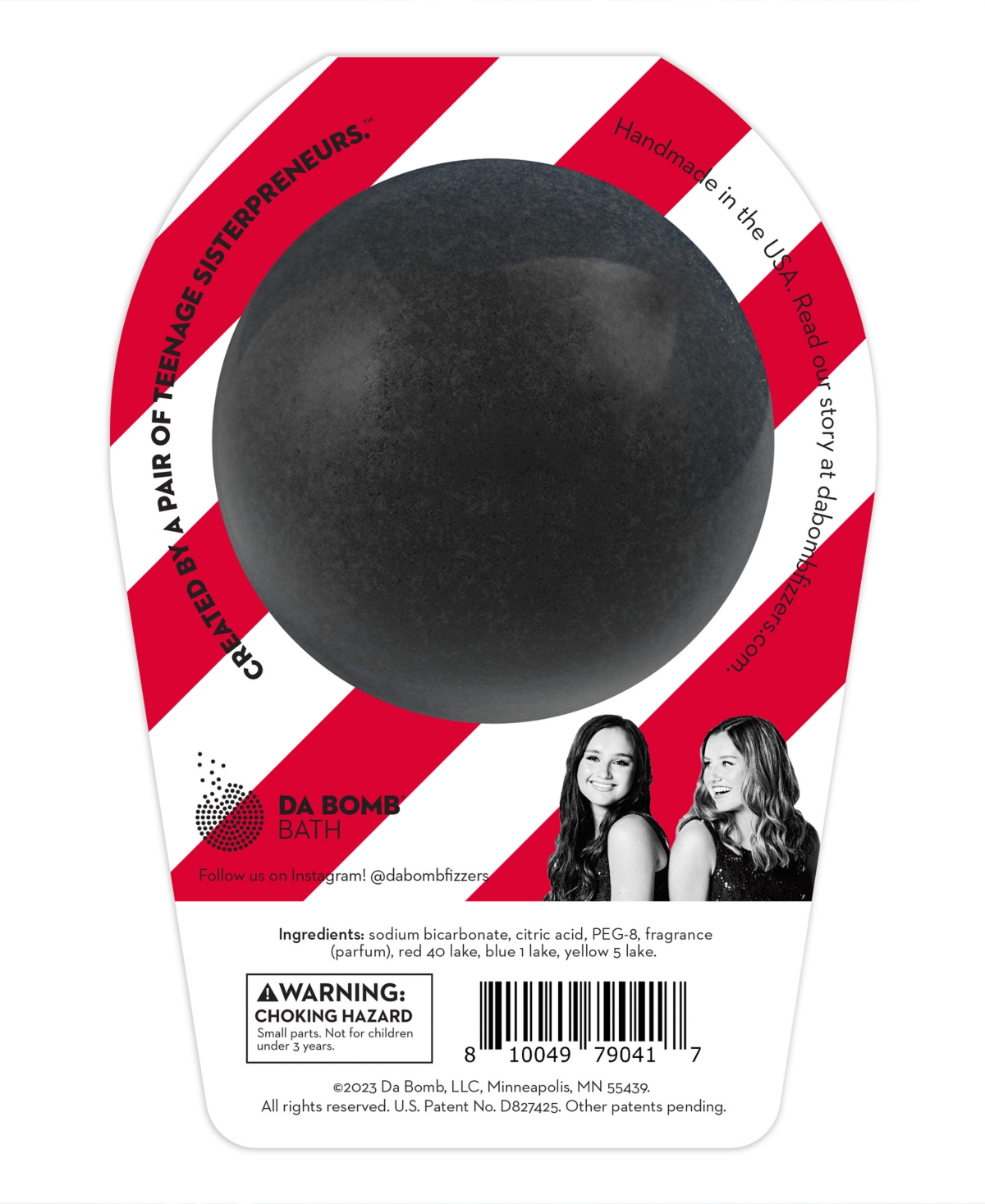 Da Bomb Lump Of Coal Fragrant Bath Fizzer, 6.5 Oz. In Transparent