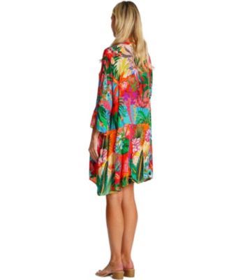 Women's long sleeve short dress