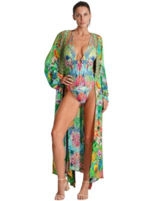 Women's Rossie Maxi Belted Wrap Cover Up Dress