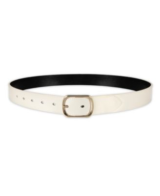 2-Pc. Reversible Center Bar Buckle Belt Set