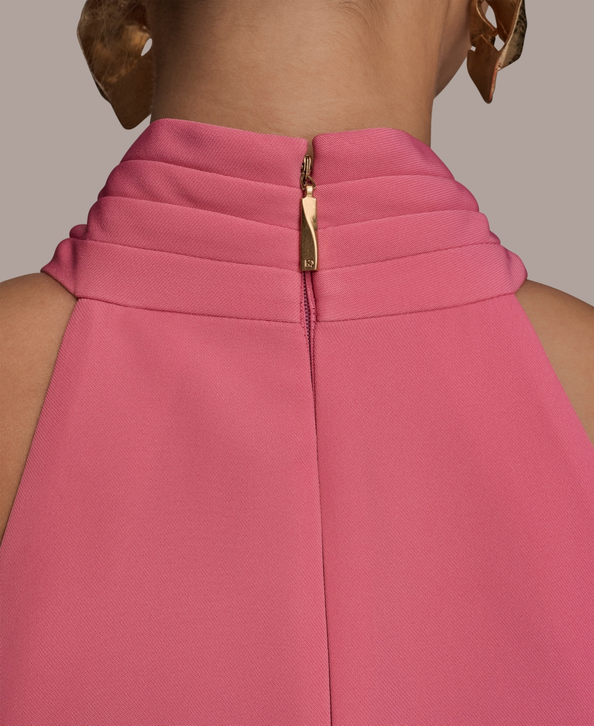 Donna Karan Women's Sleeveless Vest Jacket In Pink