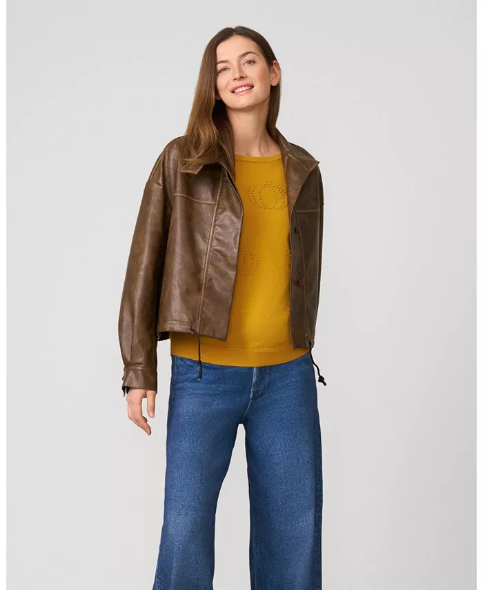 Women's Fall Drop Shoulder Tunic Sweater - thumbnail 2