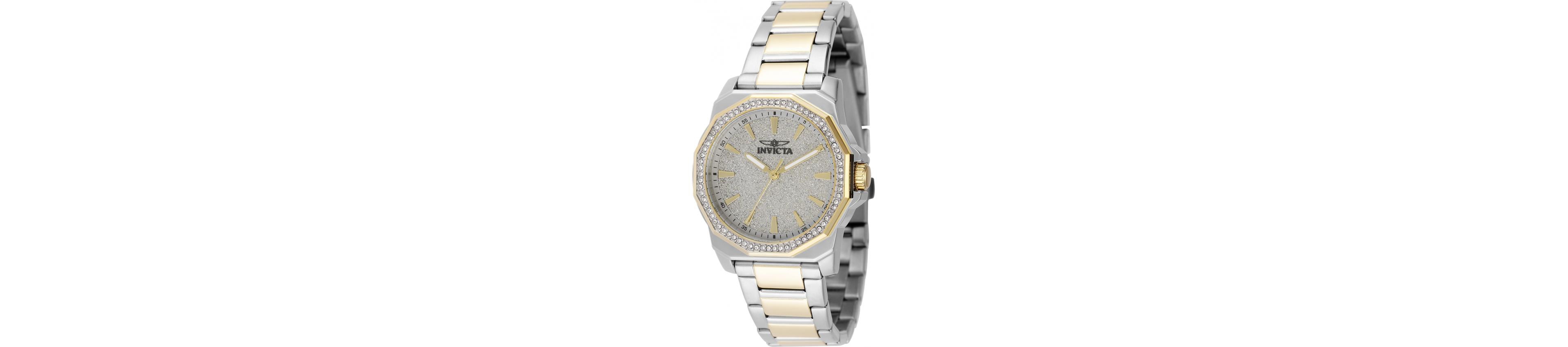 Invicta Women's 49129 Speedway Quartz 3 Hand Silver Dial Watch