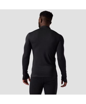 Men's Pines Microgrid Ultra-Lt Baselayer 1/4-Zip Top Lightweight Long Underwear Tops