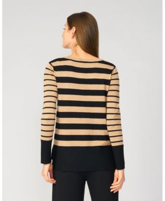 Women's Easy Stripe Tunic Sweater
