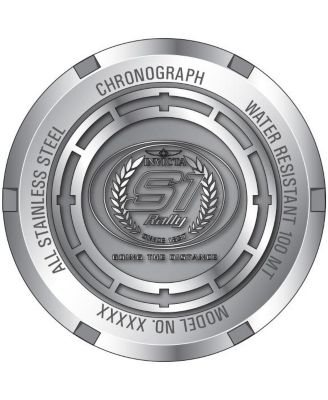 Men's 23083 S1 Rally  Quartz Chronograph Silver, Grey Dial Watch