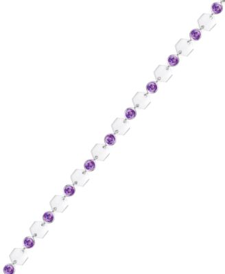 Amethyst Luna Bracelet (1-1/2 ct. t.w.) in Sterling Silver