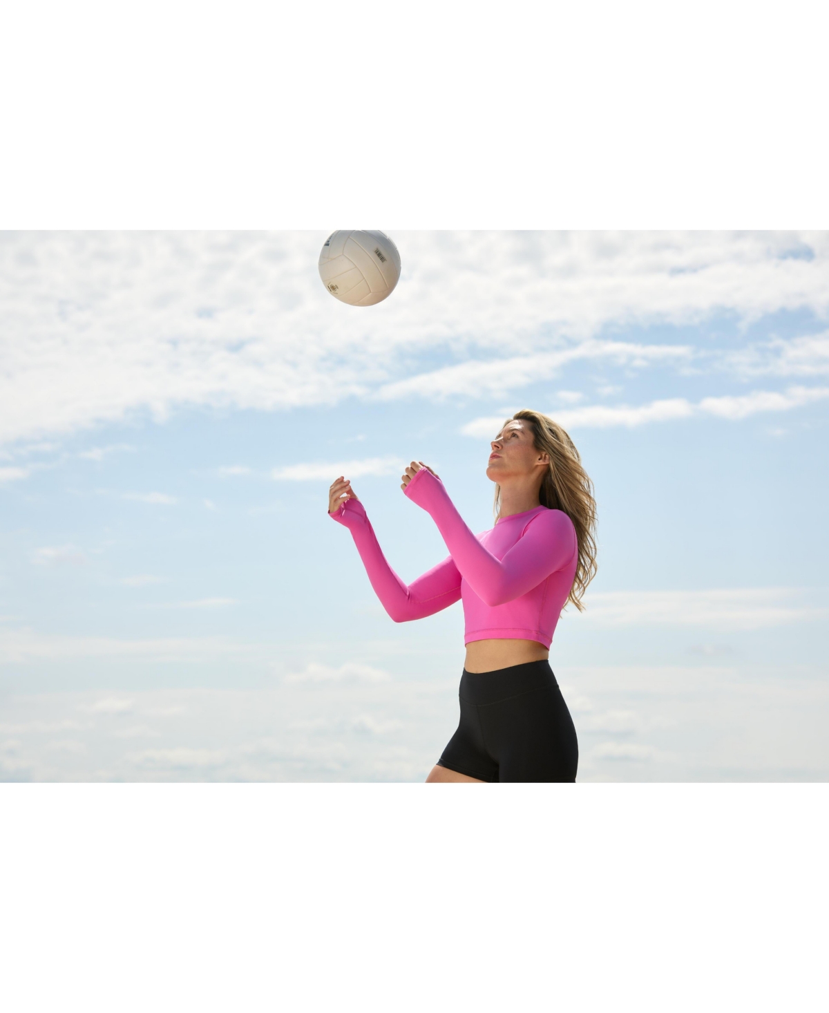 BloqUV Women's Upf 50+ Sun Protective Full Zip Crop Top