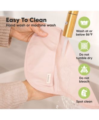 3-Pack Waterproof Baby Bibs for Eating, Lightweight, Mess Proof Toddler Bibs with Food Catcher