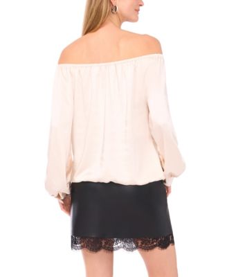 Women's Off-The-Shoulder Long Sleeve Top