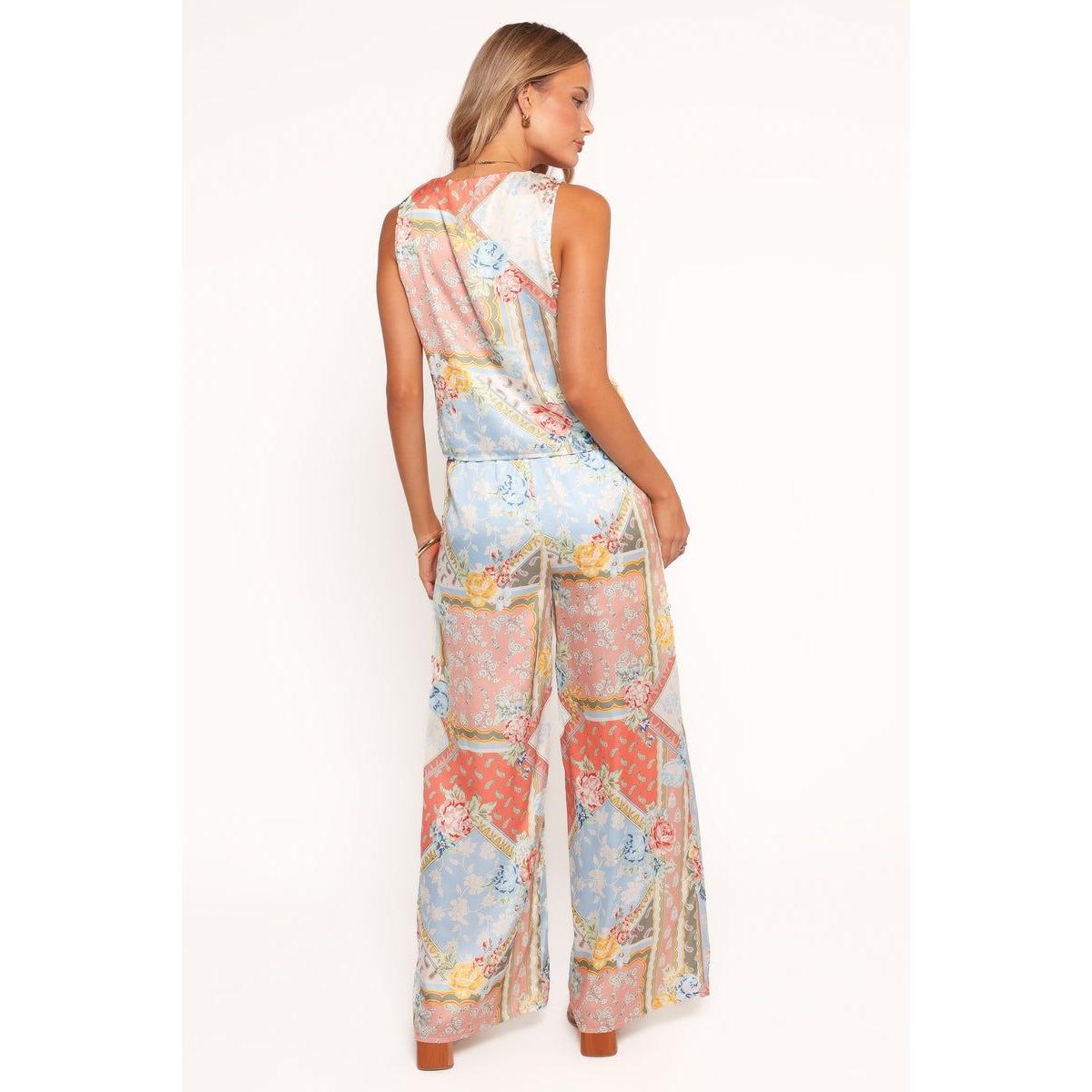 Petal and Pup Women's Charly Wide Leg Pant - Bel Air Rose