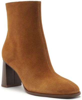 Women's Regina Wood Block Heel Booties
