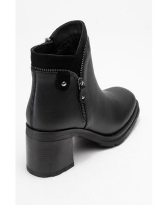 Woman's Parly Zip Block Heel Boot