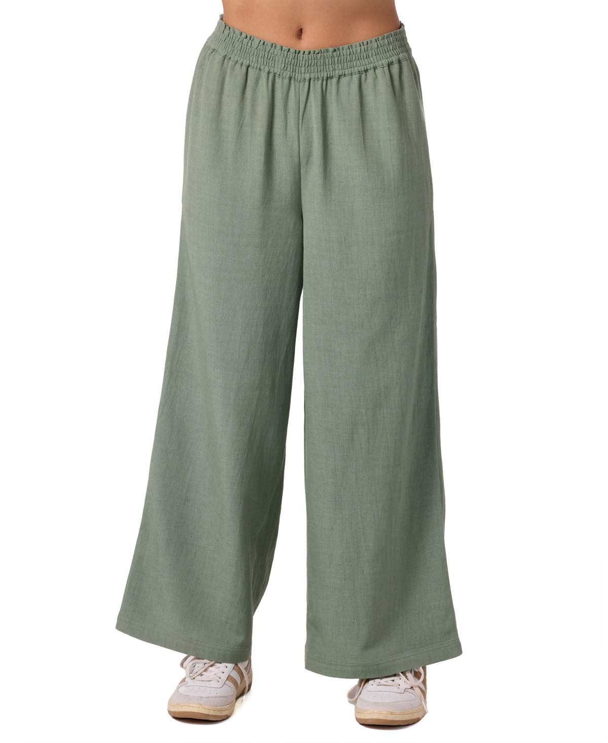 O'neill Juniors' Sanders Woven Flowy Pull-on Pants In Green