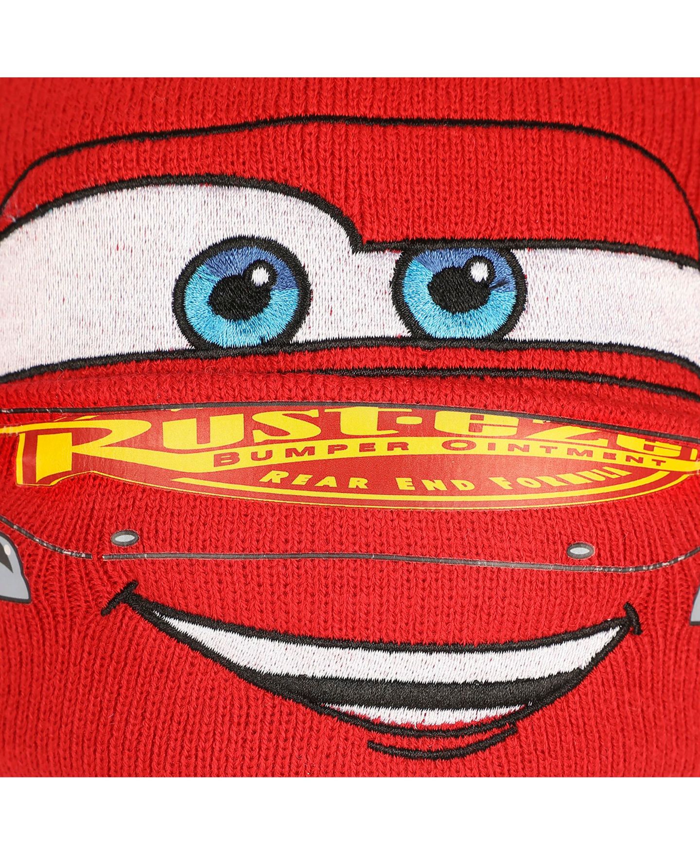 Мужская шапка Cars Lightning Mcqueen Face Cuff Beanie — фото 5