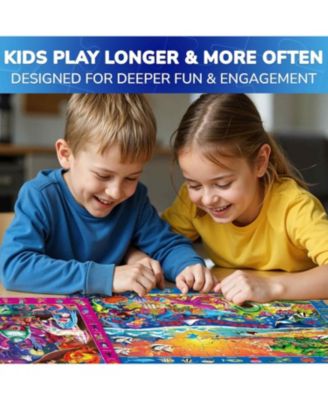 4x100 Pcs Jigsaw Puzzles Search and Find for Kids 4-6