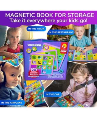 20 Pcs Sudoku Magnetic Puzzle Book for Kids 2-4 Ages