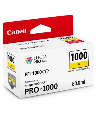 3 Pack PFI-1000Y Yellow LUCIA PRO ink for imagePROGRAF PRO-1000