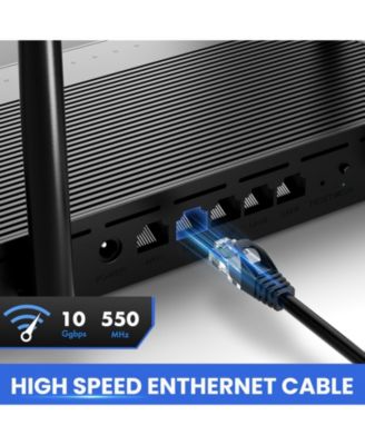 CAT6 Ethernet Cable 6-Pack LAN UTP RJ45 Network Patch Internet Cable