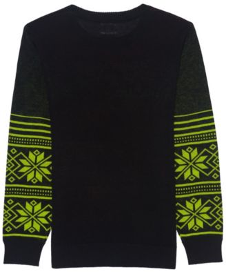 Boys 5-20 Printed Long-Sleeve Sweater