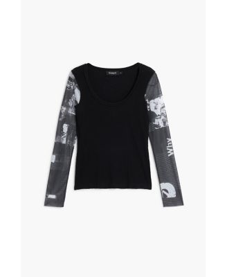 Women's Chiffon sleeve T-shirt