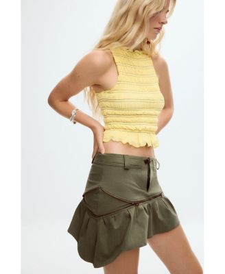 Women's Short skirt with zippers