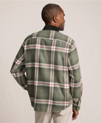 Men's Authentic Flannel Shirt with Corduroy Collar