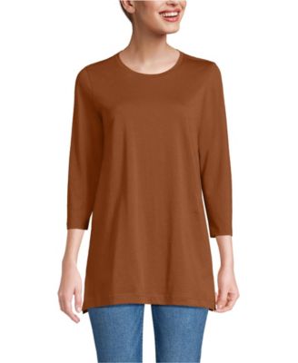 Women's 3/4 Sleeve Cotton Supima Tunic
