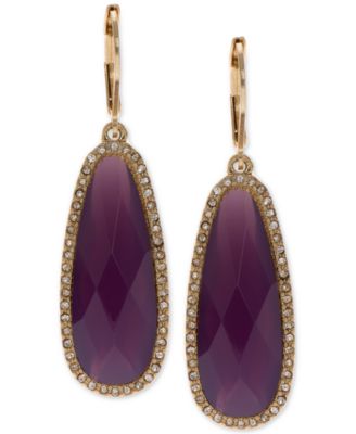 lonna & lilly - Large Stone Drop Earrings