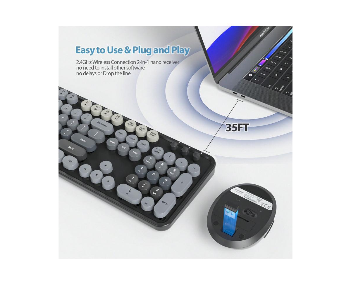 Wireless Keyboard And Mouse Set
