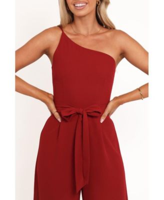 Women's Leyton Jumpsuit - Deep Red