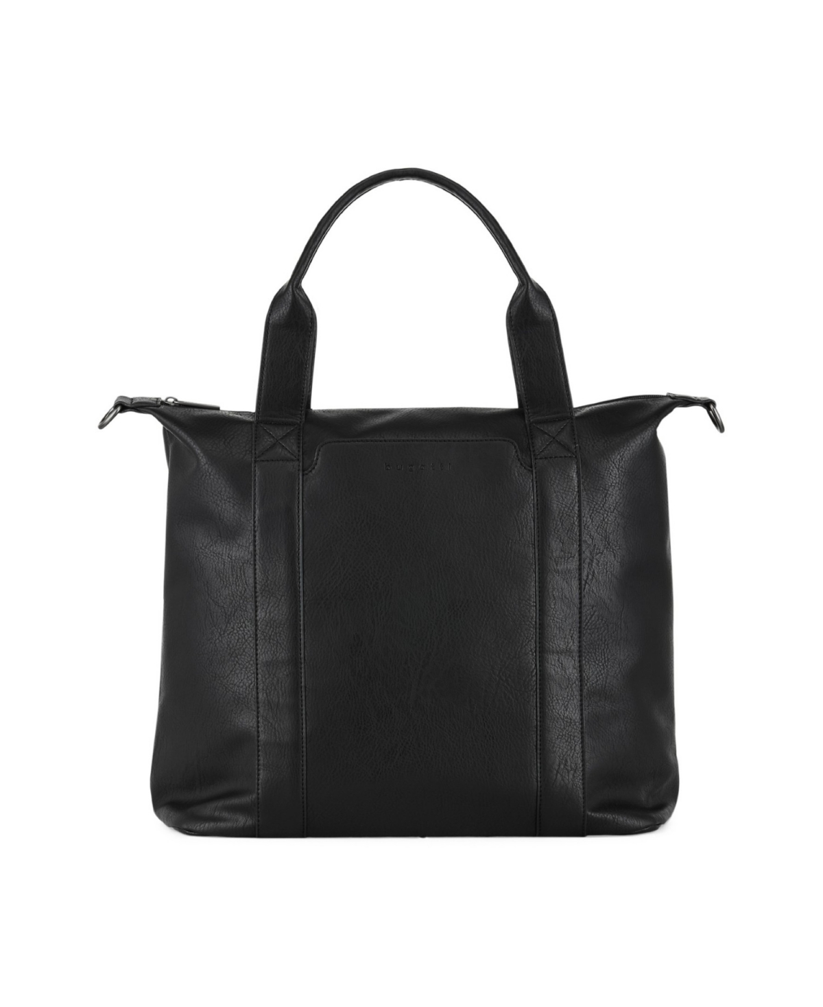 Bugatti Palermo Convertible 14.25" Leather Backpack Tote In Black