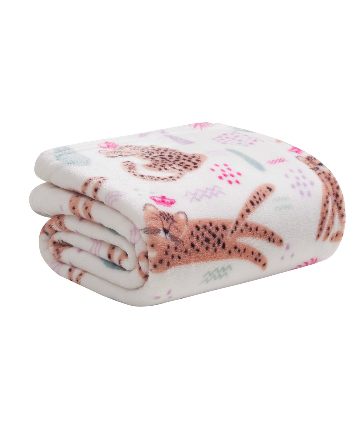 Juicy Couture Baby Plush Throw Blankets, 40" X 50" In Multi