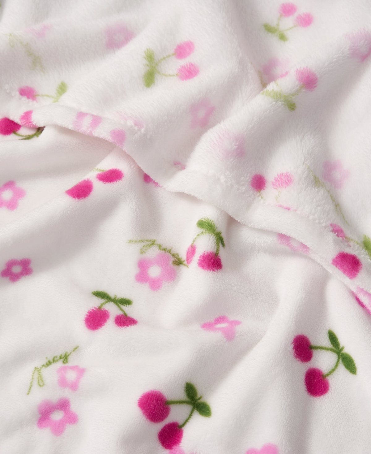 Juicy Couture Baby Plush Throw Blankets, 40" X 50" In Multi