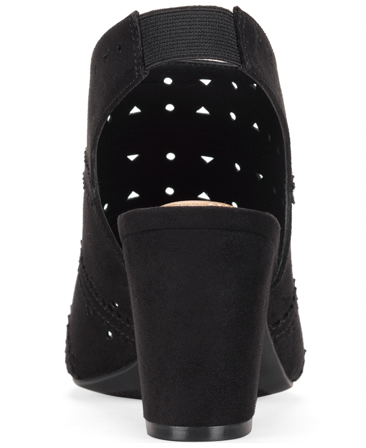 Style & Co Women's Peggyy Peep-toe Sandals, Macy's Exclusive In Black